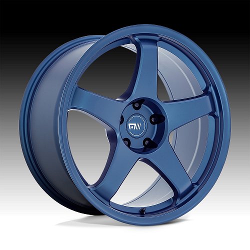 Motegi Racing MR151 CS5 Satin Metallic Blue Custom Wheels 1